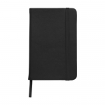 Pocket notitieboekje met lijntjes zwart kleur 1