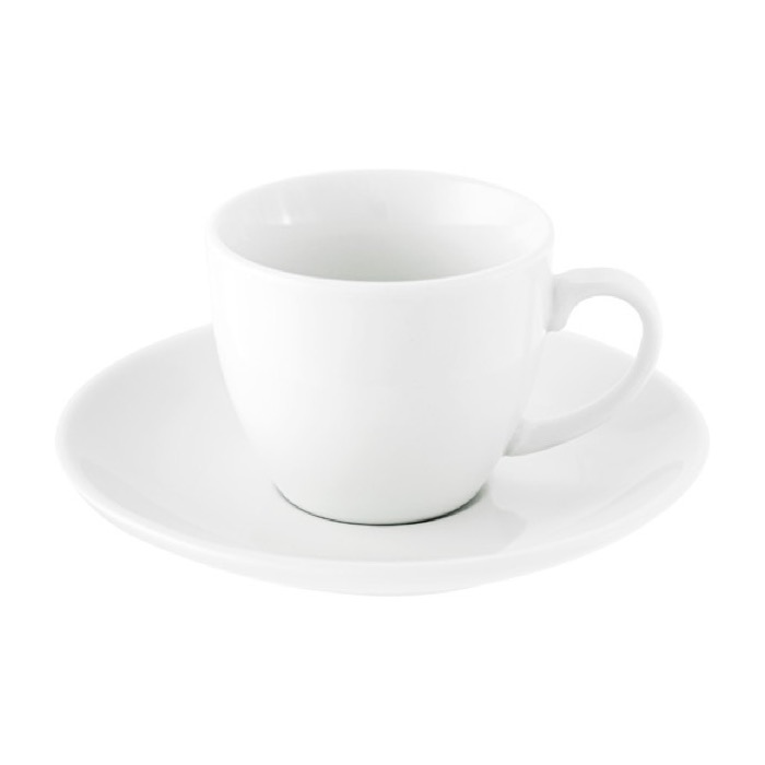 Koffiekopje met logo kleur wit