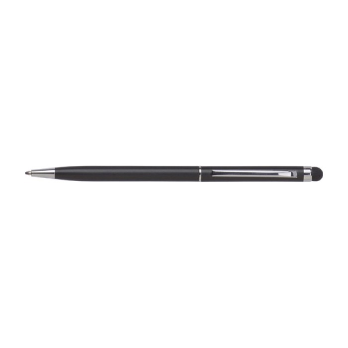 Dunne luxe pen graveren met touch tip kleur wit