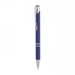 Matte, elegante pen met reclame blauw kleur 1