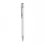Matte, elegante pen met reclame wit kleur 2