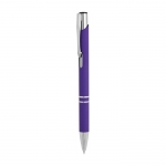 Matte, elegante pen met reclame paars kleur 3