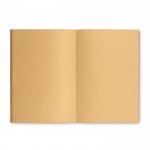 Eco gestikt notitieboek | A5 | Blanco kleur beige derde weergave