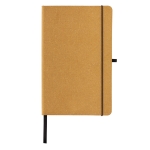 Notitieboekje Recycled Leather | A5 | Gelinieerd kleur bruin vierde weergave