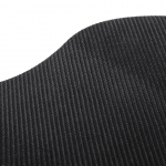 Ergonomische muismat kleur zwart vierde weergave