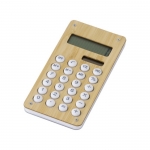 Bamboe rekenmachine met logo 3