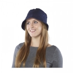 Katoenen hoed Umbra kleur marineblauw tweede weergave