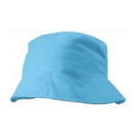 Katoenen hoed Umbra kleur lichtblauw tweede weergave