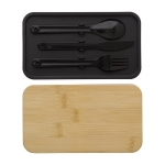 Lunchbox Duo Compact kleur zwart tweede weergave