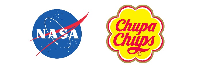 logo´s nasa en chupa chups