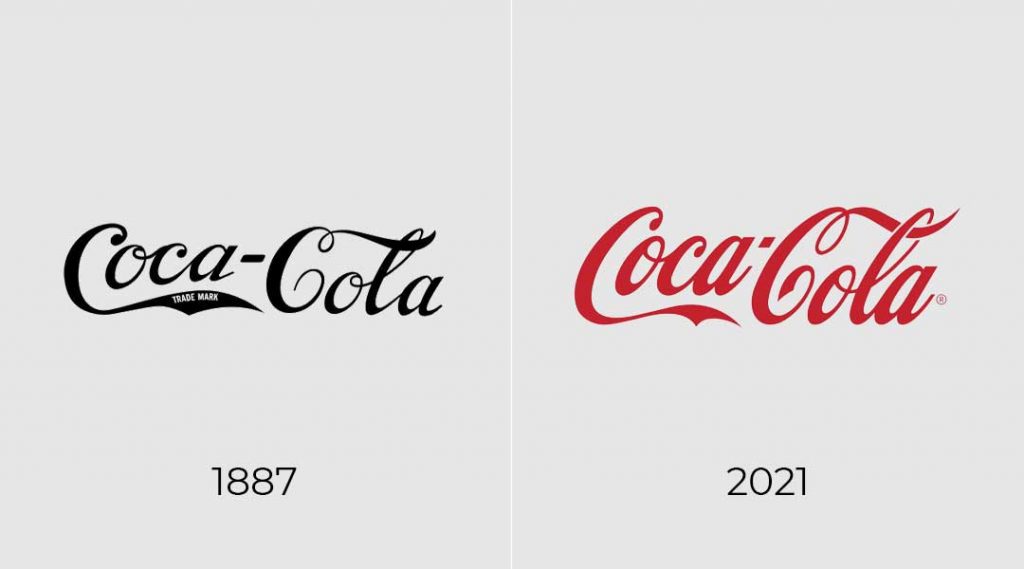 coca-cola logo 1887 en 2021