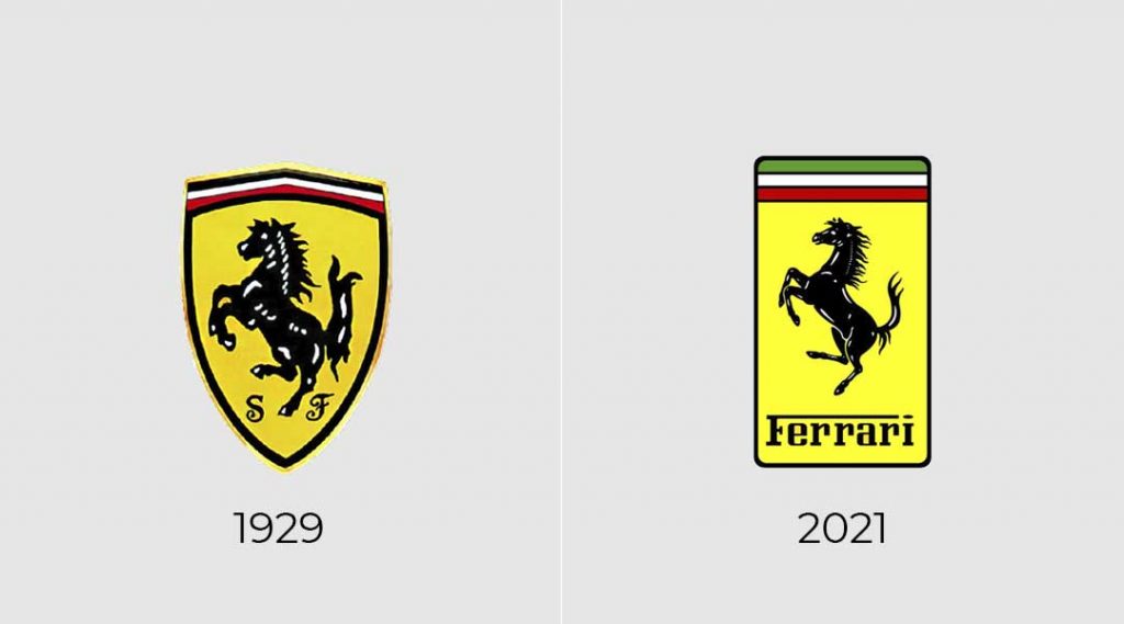 ferrari logo 1929 en 2021