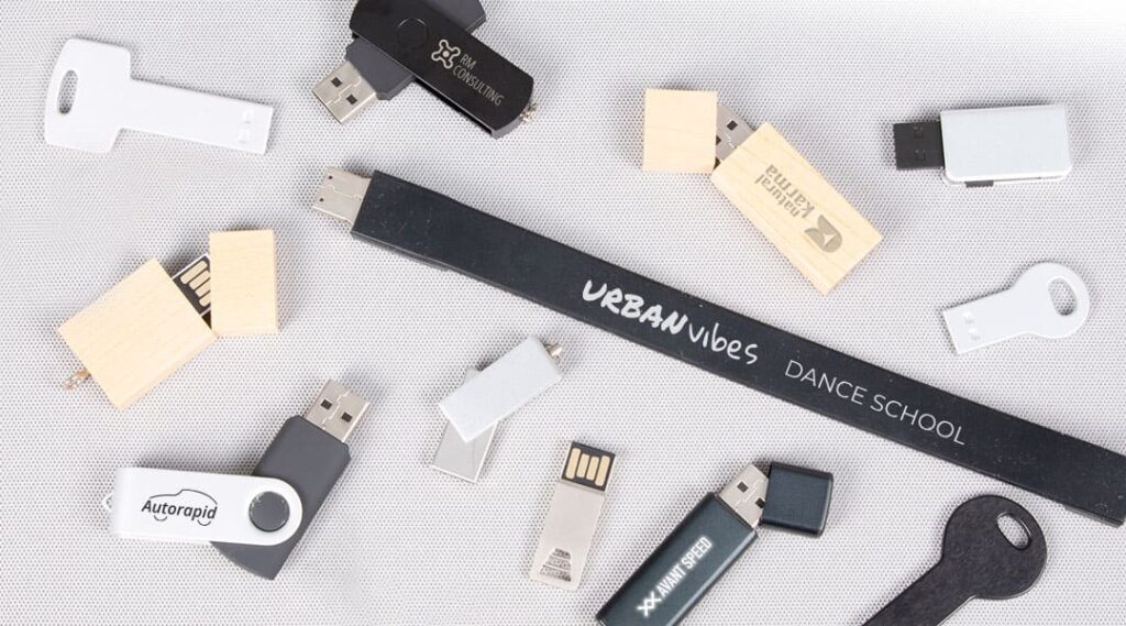 De geschiedenis van de USB-flashdrive. 