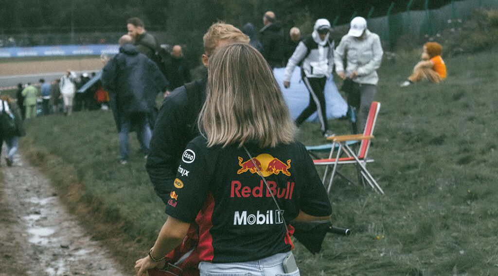 Redbull Promotie T-shirt met logo als promotieartikel