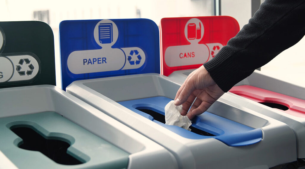 recyclen is een vorm van werken aan het belang van duurzaamheid