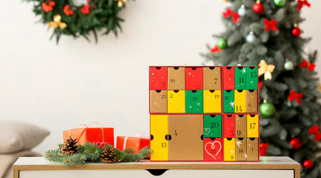 adventskalenders met logo voor bedrijven