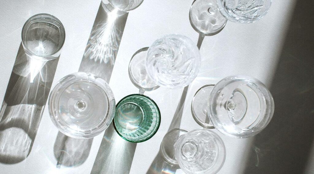 Verschil tussen glas en kristal