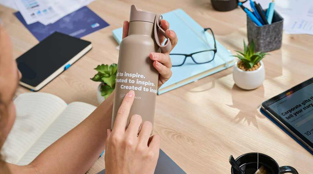 Bedrukte drinkfles Gift Campaign