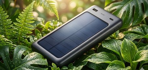 Powerbank op zonne-energie
