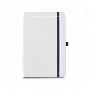 Positie markeren notitieboekje voorzijde met uv-print (tot 5cm2)