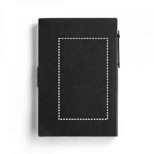 Positie markeren notitieboekje achterzijde met uv-print (tot 5cm2)