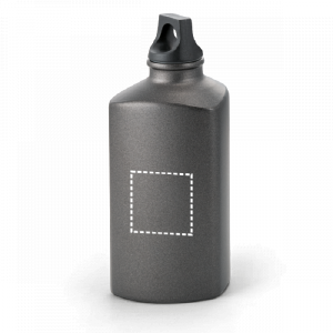 Positie markeren thermosfles fles met tampondruk