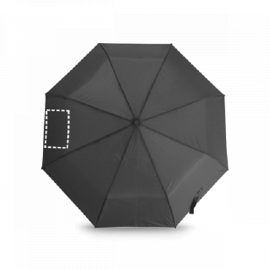 Positie markeren paraplu paneel 1 met zeefdruk