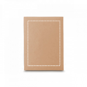 Notitieboekje achterzijde