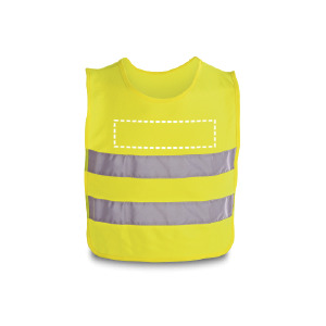 Veiligheidsvest voorzijde bovenaan