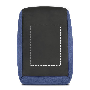 Rugzak voorzijde gecentreerd