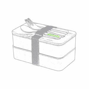 Op het handvat van het mes