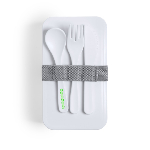 Op het handvat van de lepel