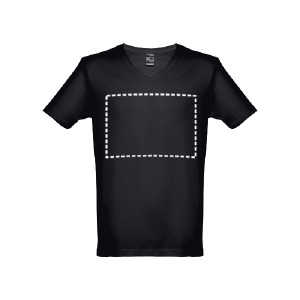 T-shirt korte mouwen borst