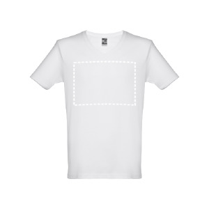 T-shirt korte mouwen borst