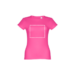 T-shirt korte mouwen borst