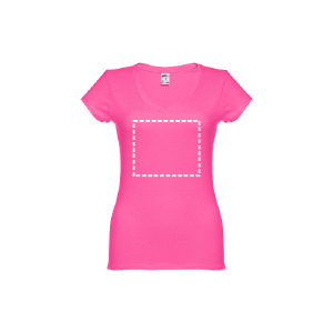 T-shirt korte mouwen borst