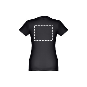 T-shirt korte mouwen borst