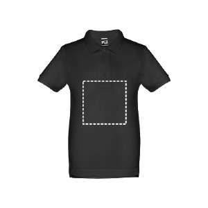 Korte sleeve polo borst