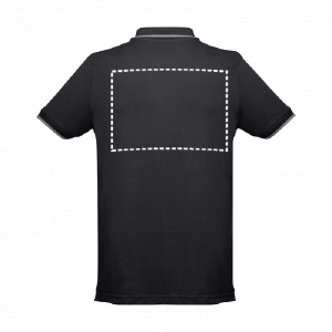 Korte sleeve polo borst