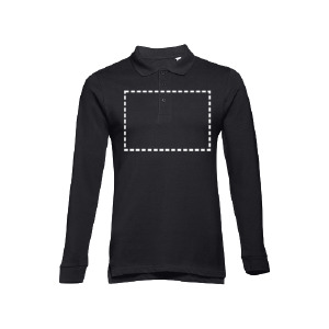 Korte sleeve polo borst