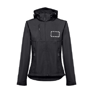 Softshell jas borst