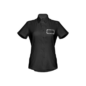 Korte sleeve shirt borst