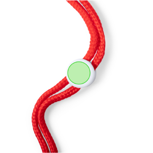 Op het ronde gedeelte van de sluiting