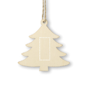 Kerstboom achterzijde