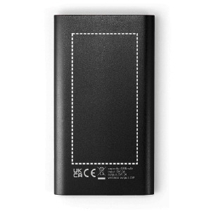 Draagbare accu achterzijde