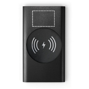 Draagbare accu voorzijde bovenaan