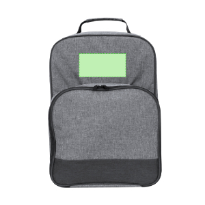 Op de voorkant boven de speaker