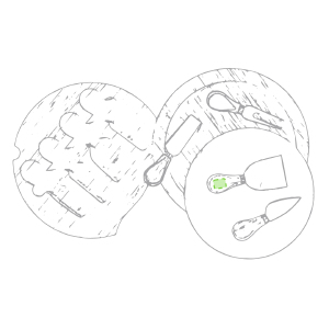 Aan de zijde van het deksel