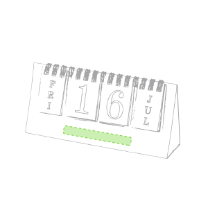 Kant A en kant B (voor kalenders)