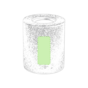 Centered on the side speaker